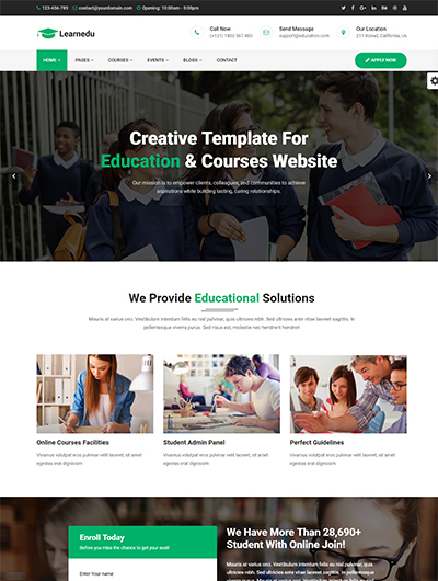 Thiết kế website trung tâm dạy học chuyên nghiệp