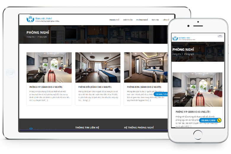 thiết kế website khách sạn đẹp chuẩn SEO