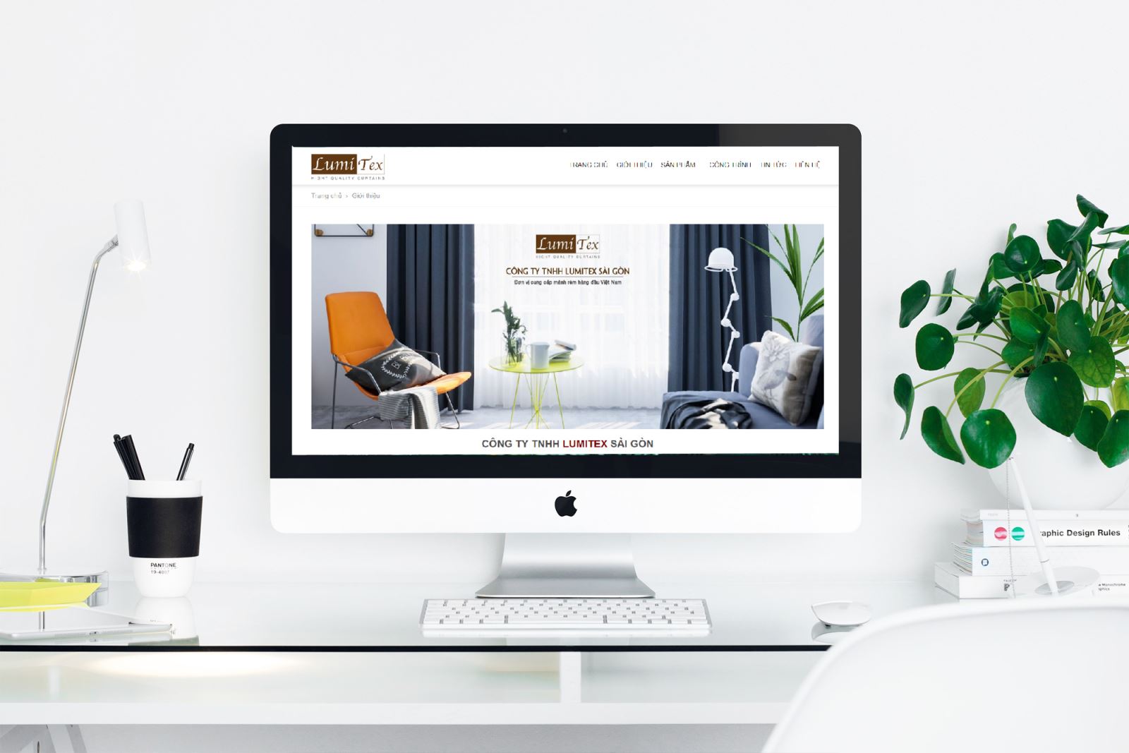 thiết kế website công ty rèm cửa đẹp chuẩn SEO
