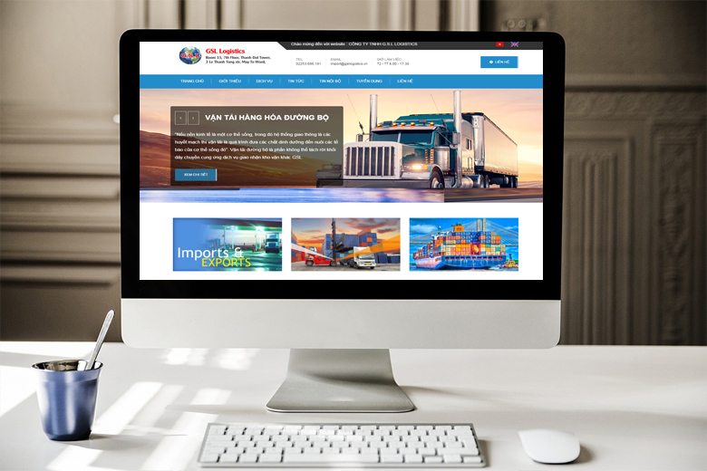 Vietads chuyên tư vấn thiết kế website logistics, vận chuyển, giao nhận chuyên nghiệp